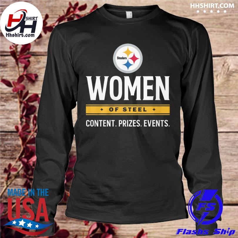 Pittsburgh Steelers Women Of Steel Content Prizes Events shirt