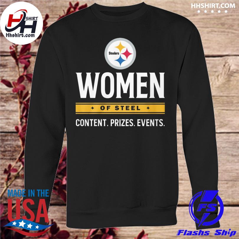 Pittsburgh Steelers Women Of Steel Content Prizes Events shirt