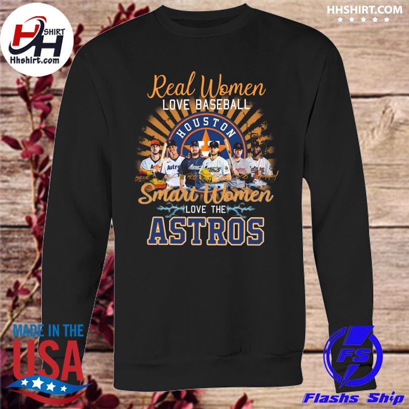 Real Women love Baseball Smart Women love the Astros 2023 Shirt