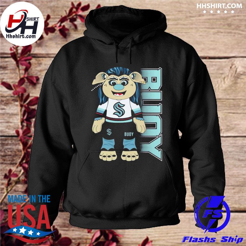 Official seattle Kraken Youth Mascot Cheer 2023 T-Shirt, hoodie