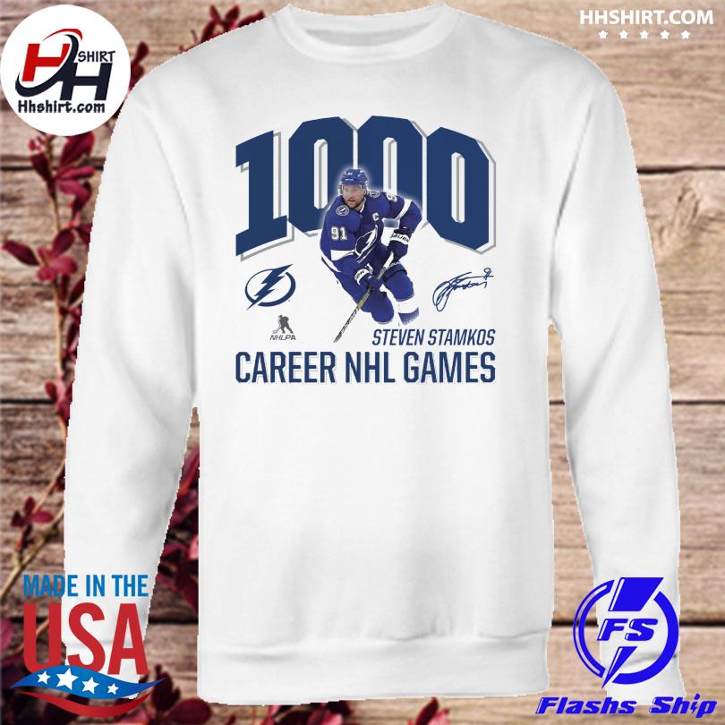 Tampa Bay Lightning NHL Steven Stamkos 1000 Career Points Shirt, hoodie,  sweater, long sleeve and tank top