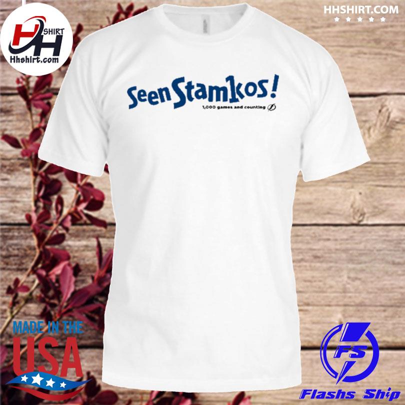 Tampa Bay Lightning Seen Stamkos 1000 Games T-shirt - Myluxshirt News