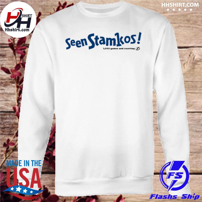 Tampa Bay Lightning Seen Stamkos 1000 Games T-shirt - Myluxshirt News