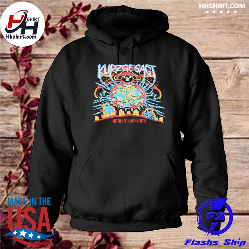 The kurzgesagt world's end tour s hoodie