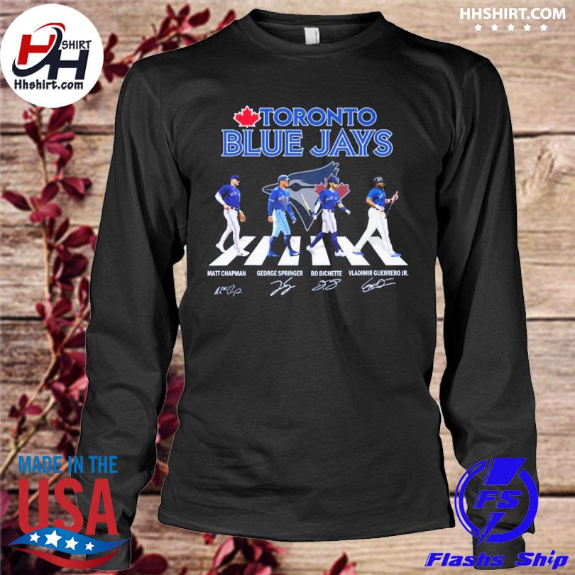 Toronto Blue Jays Team Abbey Road 2023 Signatures Shirt - Limotees