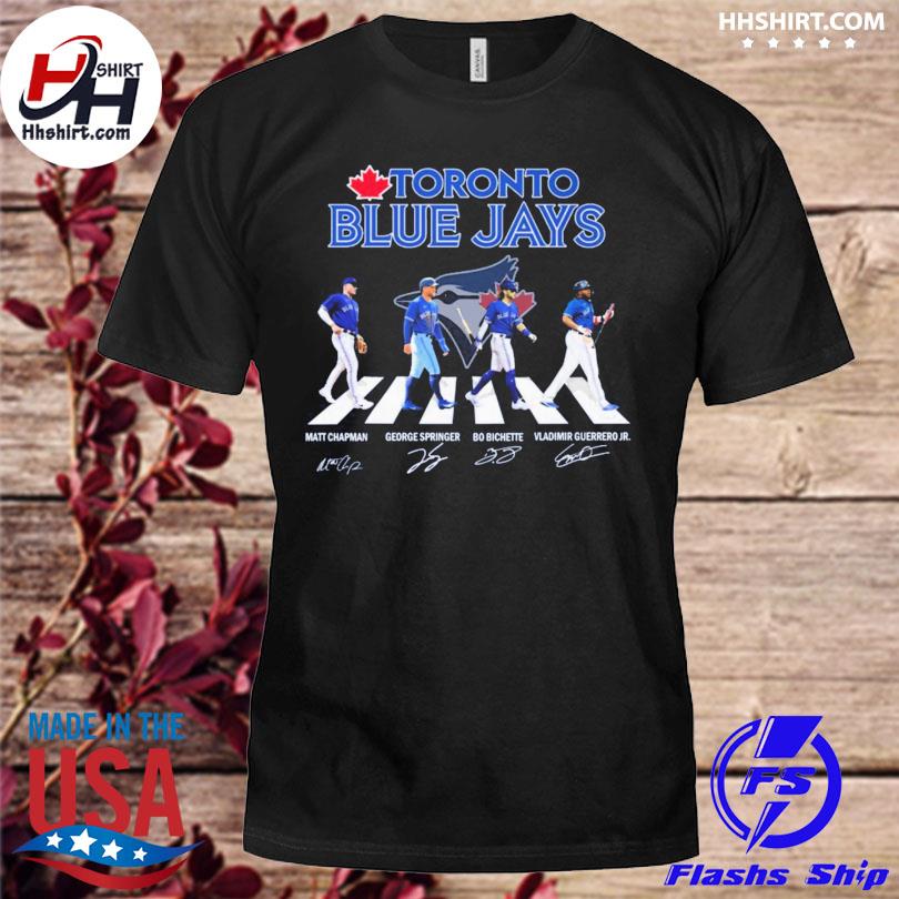 Toronto Blue Jays Team Abbey Road 2023 Signatures Shirt - Limotees