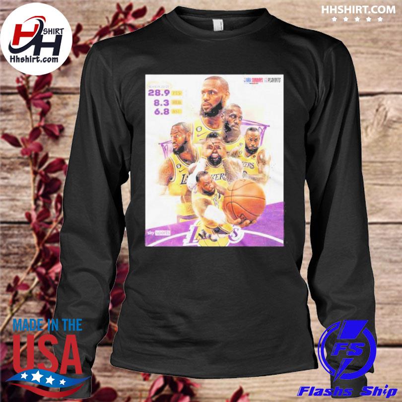 Lebron James King Los Angeles Lakers Signature 2023 T Shirt