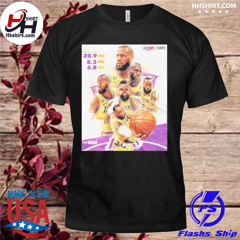 Lebron James Los Angeles Lakers Oversized T-Shirt 