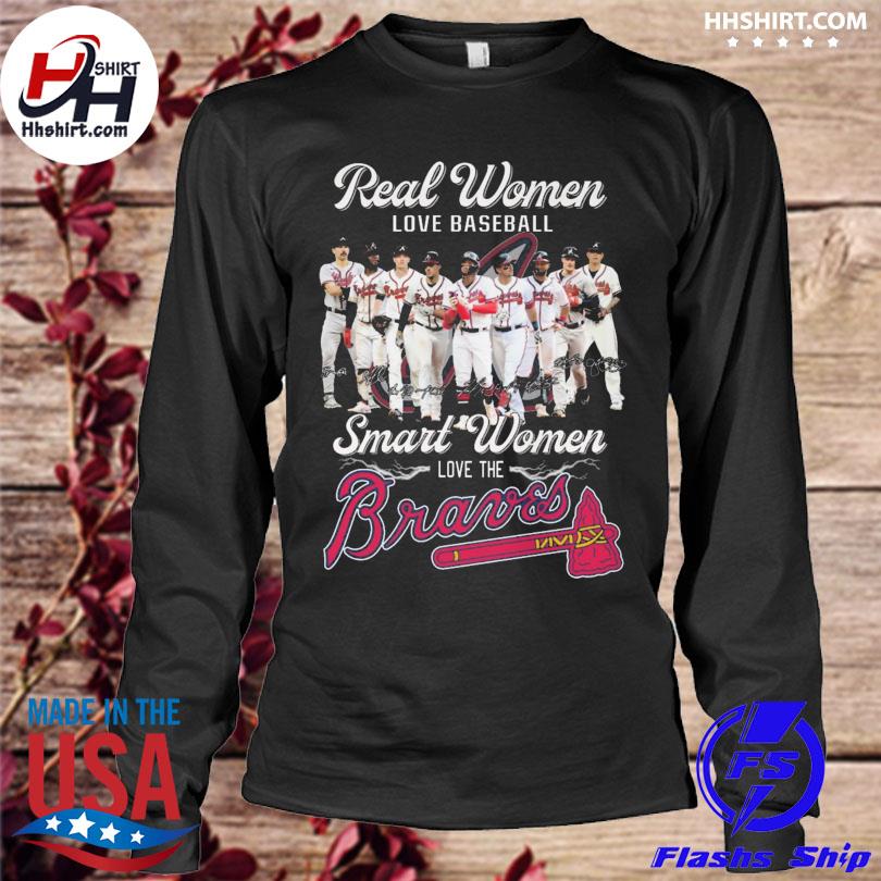 Real Women Love Baseball Atlanta Braves Shirt, hoodie, longsleeve