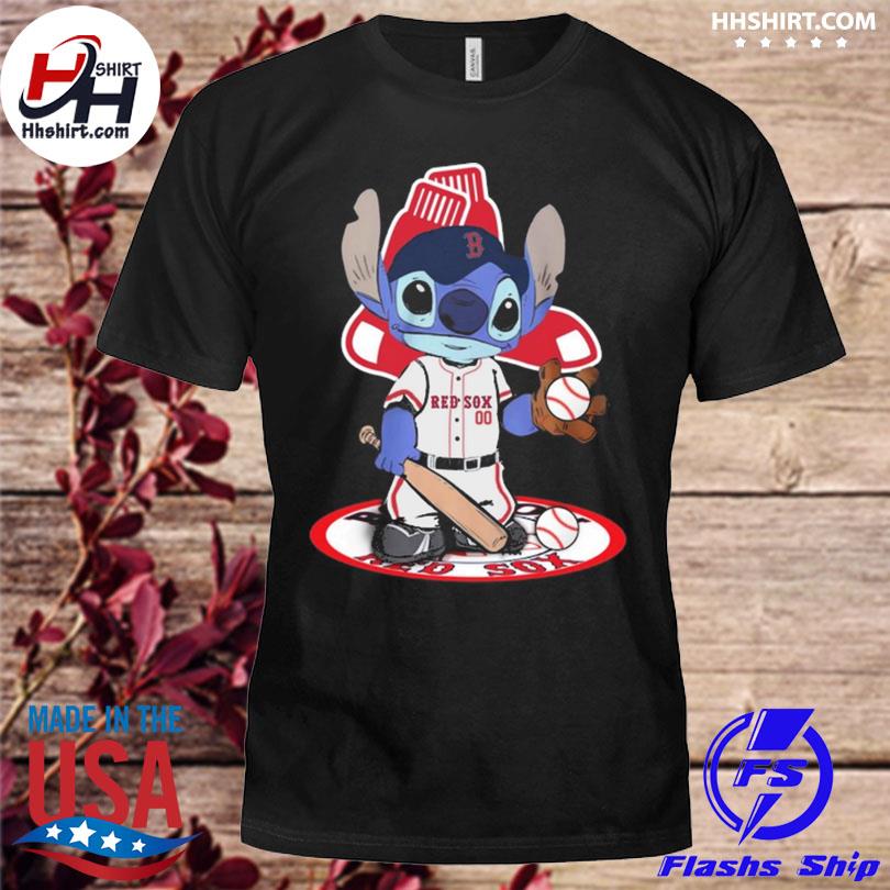 Stitch Boston Red Sox Baseball Logo 2023 Shirt