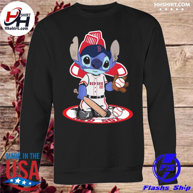 Stitch Boston Red Sox Baseball Logo 2023 Shirt