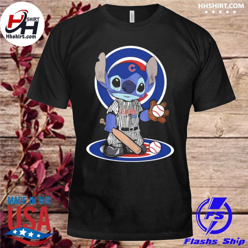 Official Stitch baseball Chicago Cubs logo t-shirt, hoodie, sweater, long  sleeve and tank top