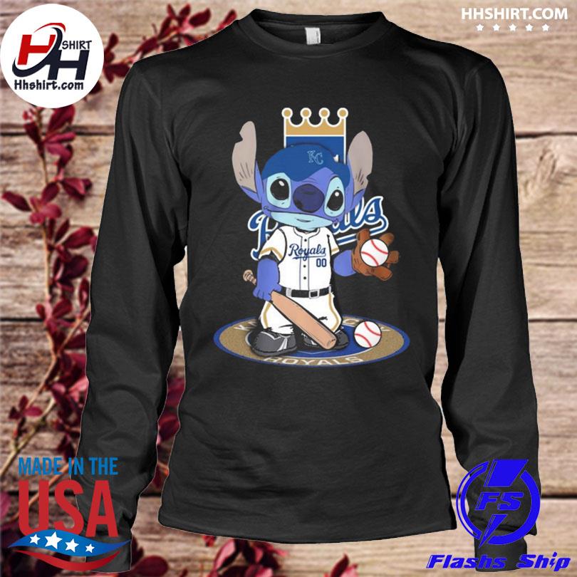 Stitch Kansas City Royals Baseball Logo 2023 Shirt