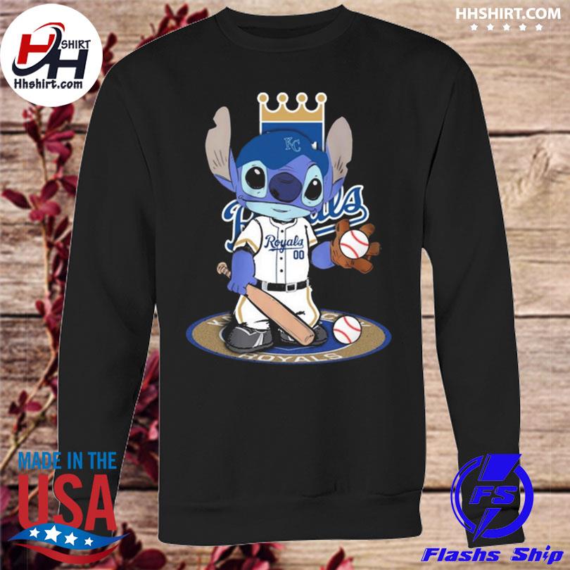 Stitch Kansas City Royals Baseball Logo 2023 Shirt