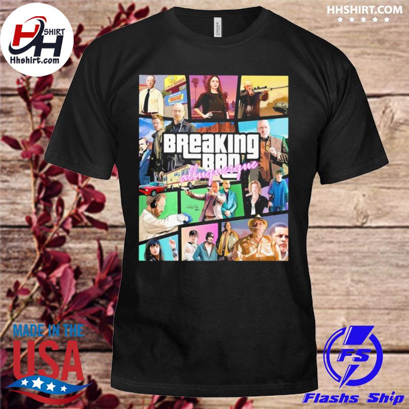 Breaking bad albuquerque custom gta art shirt