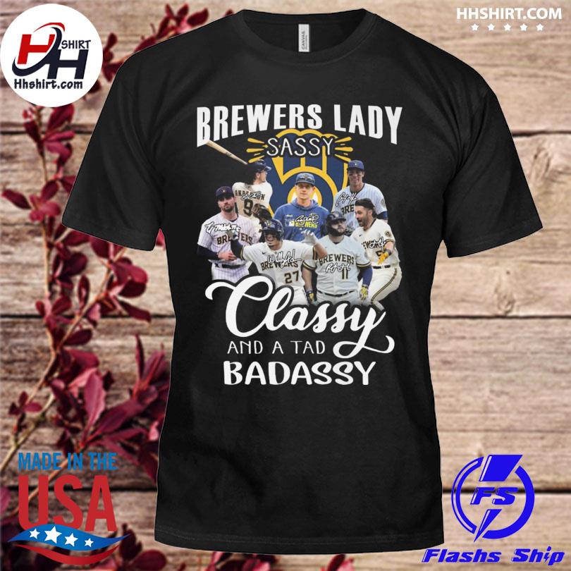 Just a Woman who loves her Milwaukee Brewers signatures shirt, hoodie,  sweater, long sleeve and tank top