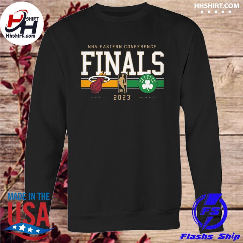 Vintage NBA Playoffs 2023 Miami Heat And Boston Celtics Eastern Conference  Sweatshirt - Shirt Low Price