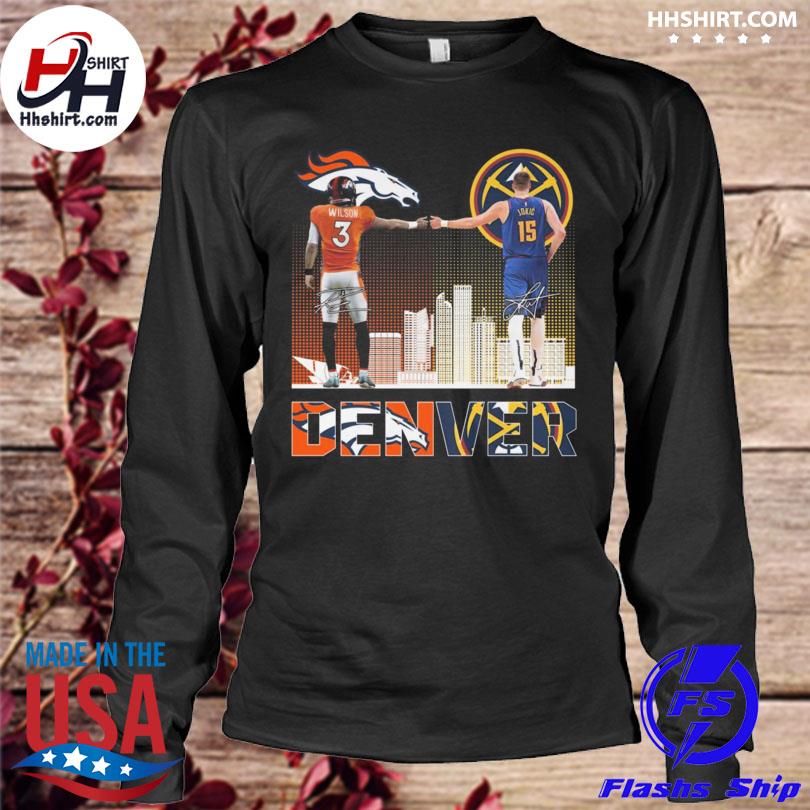 Russell Wilson Denver Broncos signature live art shirt, hoodie, sweater,  long sleeve and tank top