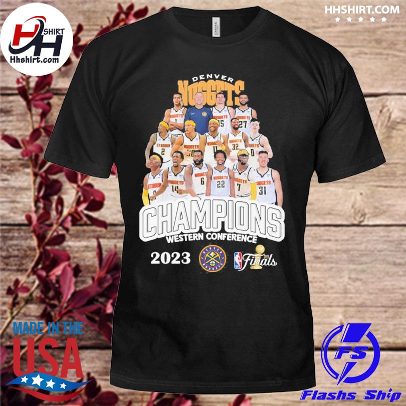 Denver Nuggets championship western conference finals 2023 shirt