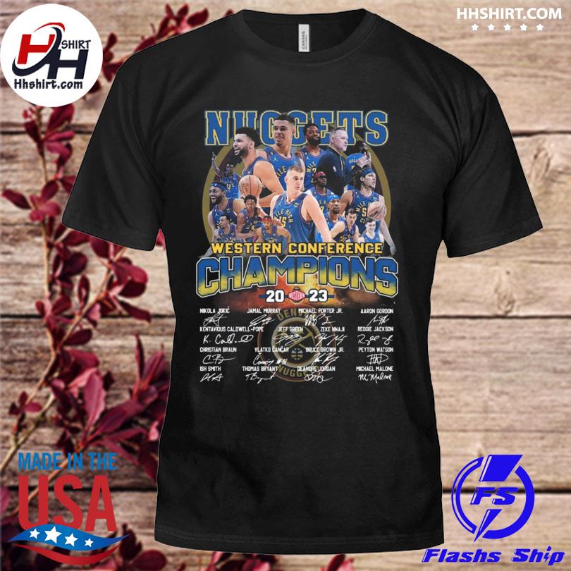Denver nuggets western conference champions 2023 shirt