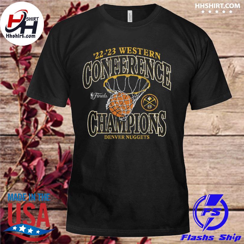 Funny Denver nuggets western conference champions pass hoops 2023 shirt