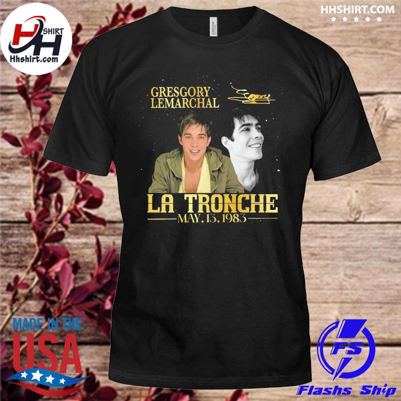 Gregory lemarchal la tronche may 13 1983 signature shirt