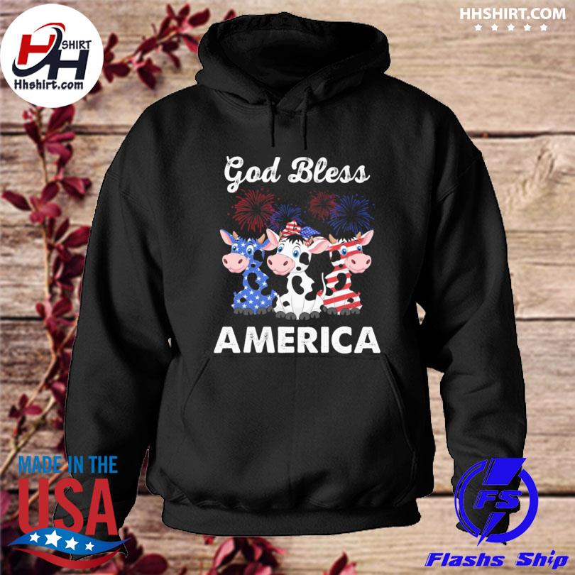 Happy God Bless Cows America 2023 s hoodie
