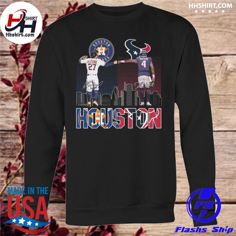 Official José Altuve Deshaun Watson Signatures Houston Astros Houston  Texans Shirt, hoodie, sweater, longsleeve t-shirt