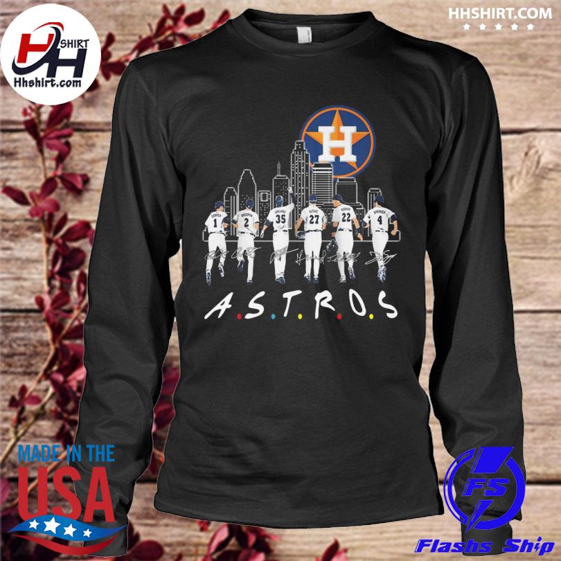 Official Houston Astros team skyline signatures shirt, hoodie, sweater,  long sleeve and tank top