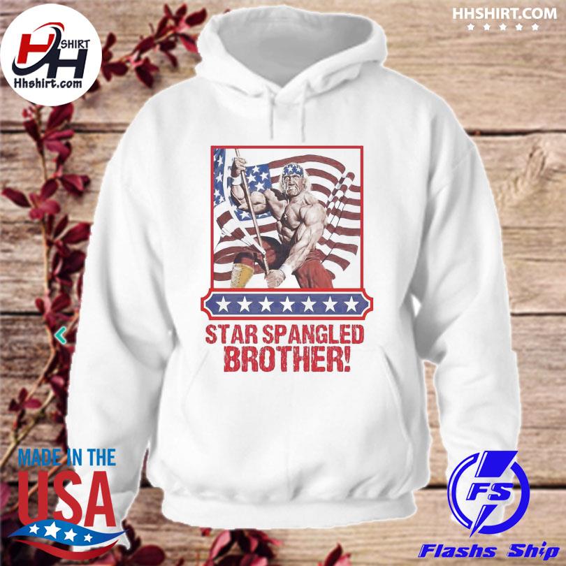 Hulk Hogan Patriotic Graphic Shirt, American Flag 4th Of July