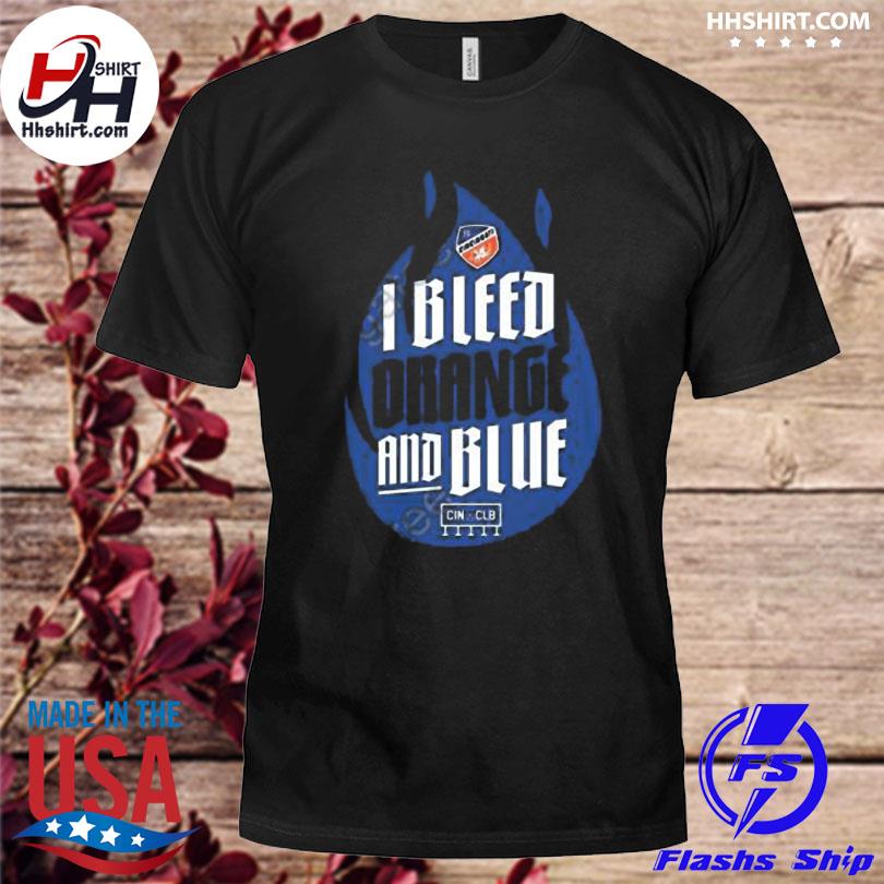 I bleed orange and blue 2023 shirt