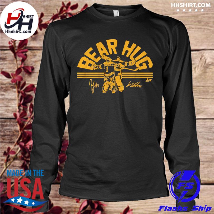 Official linus Ullmark and Jeremy Swayman Bear Hug shirt, hoodie, sweater,  long sleeve and tank top