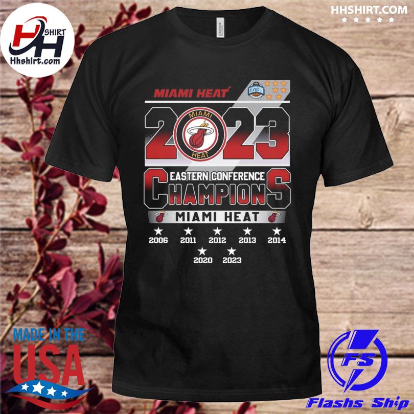 Miami Heat Eastern Conference Champions 2006-2023 shirt, hoodie, sweater,  long sleeve and tank top