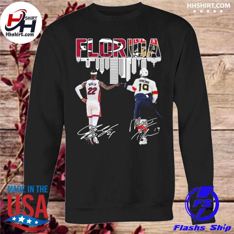 Florida Panthers Matthew Tkachuk and Miami Heat Jimmy Butler