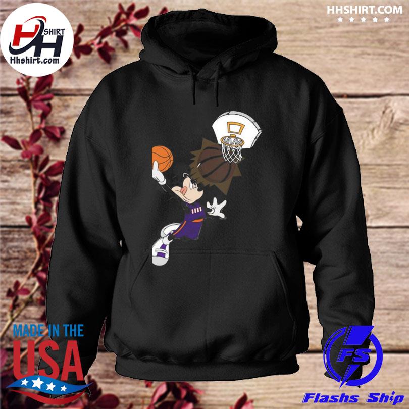 Mickey Mouse basketball Phoenix Suns logo 2023 s hoodie