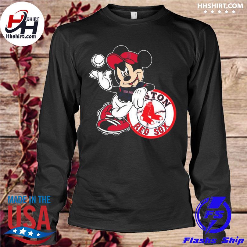 Mickey Mouse Hat Boston Red Sox Logo baseball 2023 shirt, hoodie,  longsleeve tee, sweater