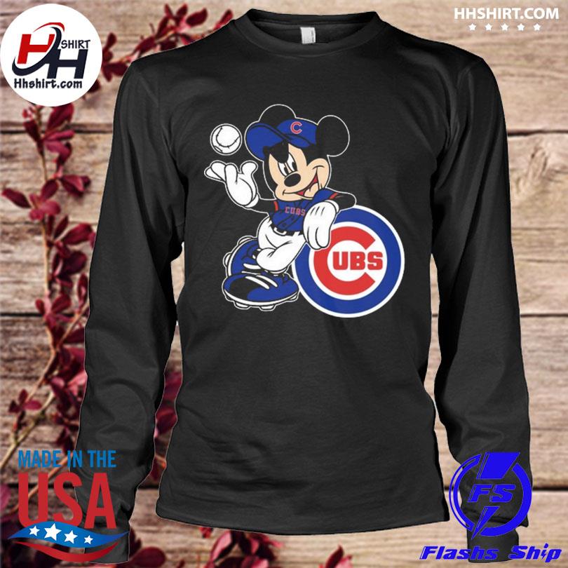 Mickey Mouse Hat Chicago Cubs logo baseball 2023 shirt, hoodie, longsleeve  tee, sweater