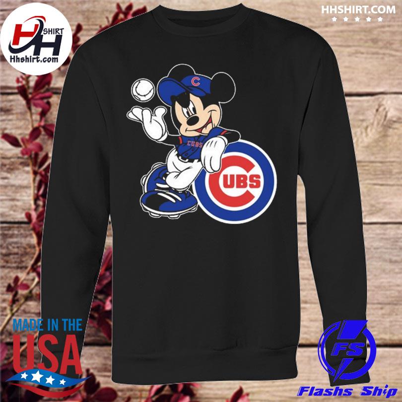 Mickey Mouse Hat Chicago Cubs logo baseball 2023 shirt, hoodie
