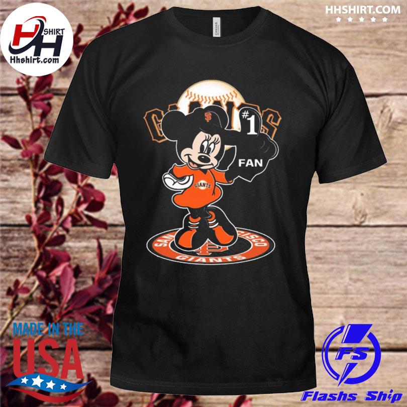 Trending mickey mouse san francisco giants fan 1 baseball Shirt