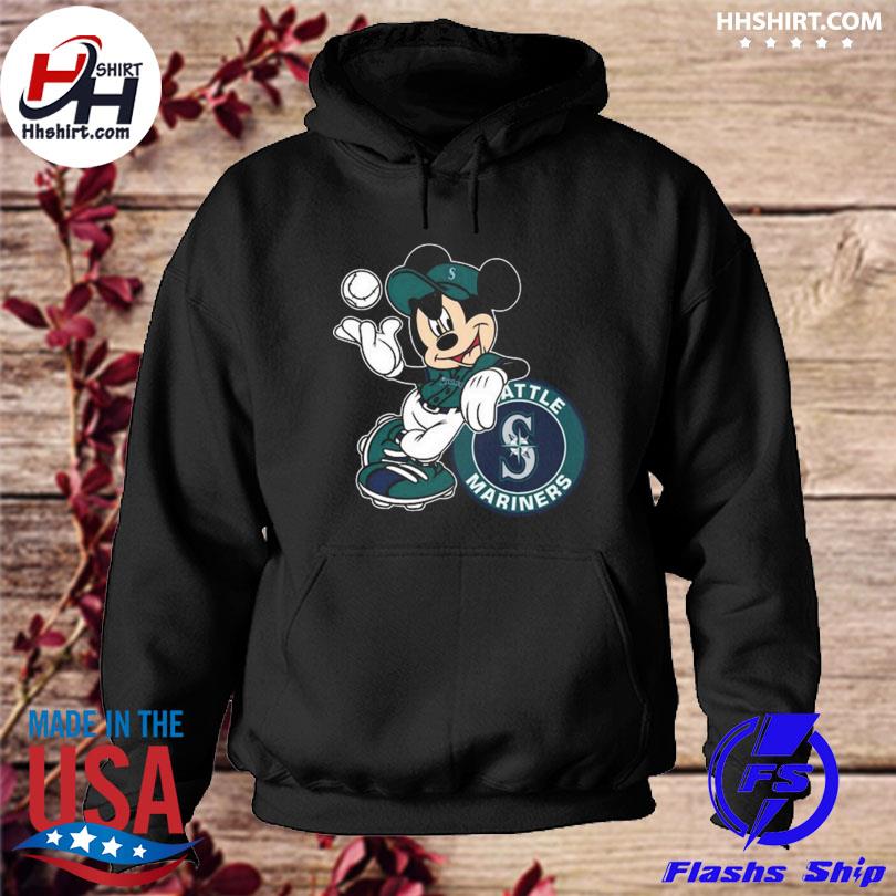 Mickey Mouse Hat Seattle Mariners logo baseball 2023 s hoodie