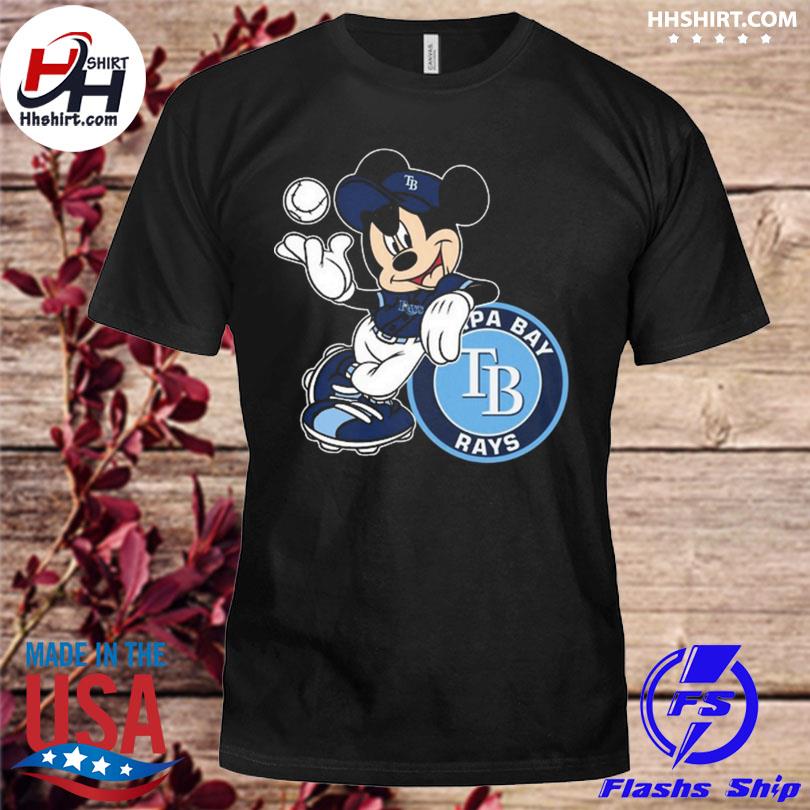 Mickey Mouse Hat Tampa Bay Rays logo baseball 2023 shirt