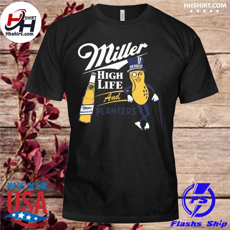 Miller high life x planters shirt