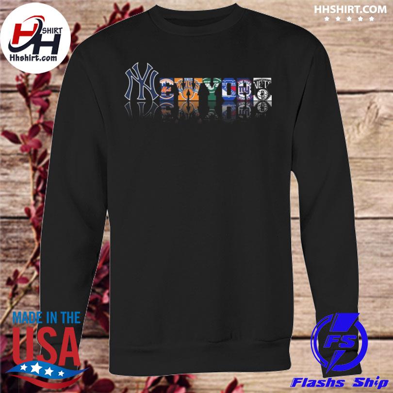 New York Knicks New York Rangers New York Jets and New York Yankees 2023  shirt, hoodie, longsleeve, sweatshirt, v-neck tee