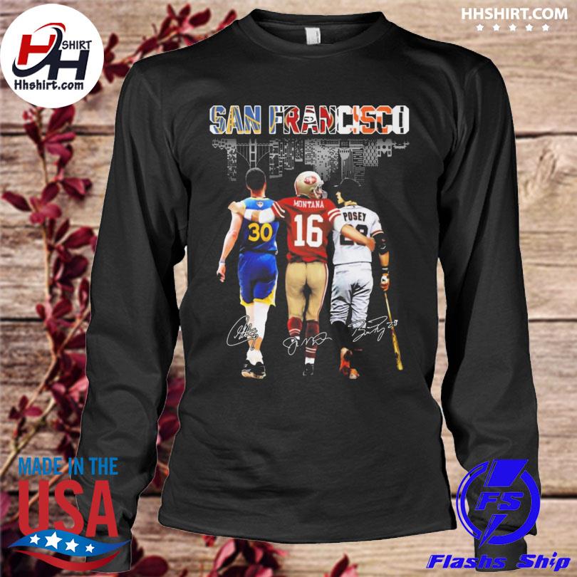 San Francisco City San Francisco 49Ers And San Francisco Giants And Golden  State Warriors Logo 2023 shirt, hoodie, sweater, long sleeve and tank top