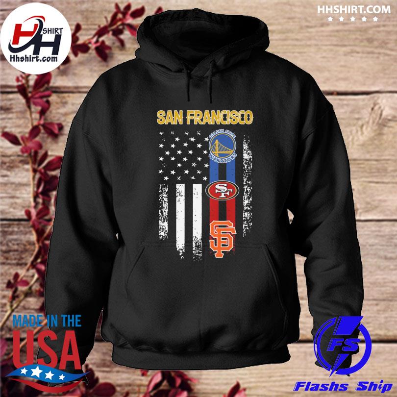 San francisco los angeles lakers san francisco 49ers san francisco giants  American flag 2023 shirt, hoodie, longsleeve tee, sweater