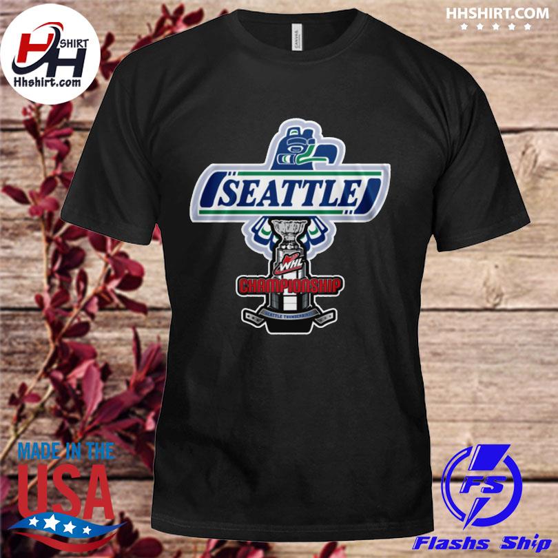 Seattle thunderbirds whl 2023 champions shirt
