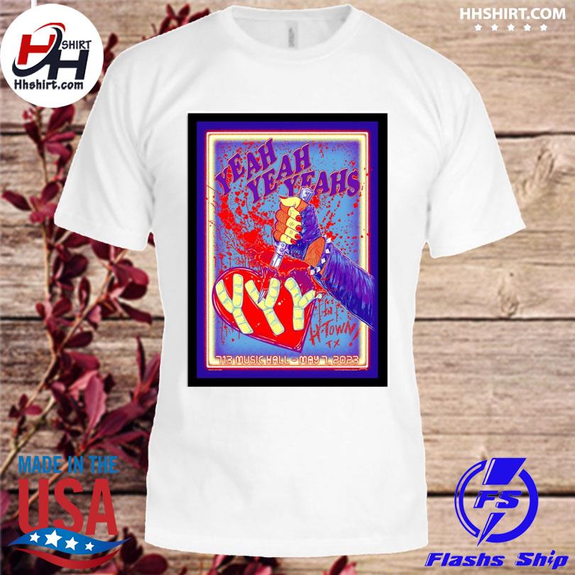 Yeah yeah yeahs may 7 2023 713 music hall houston shirt