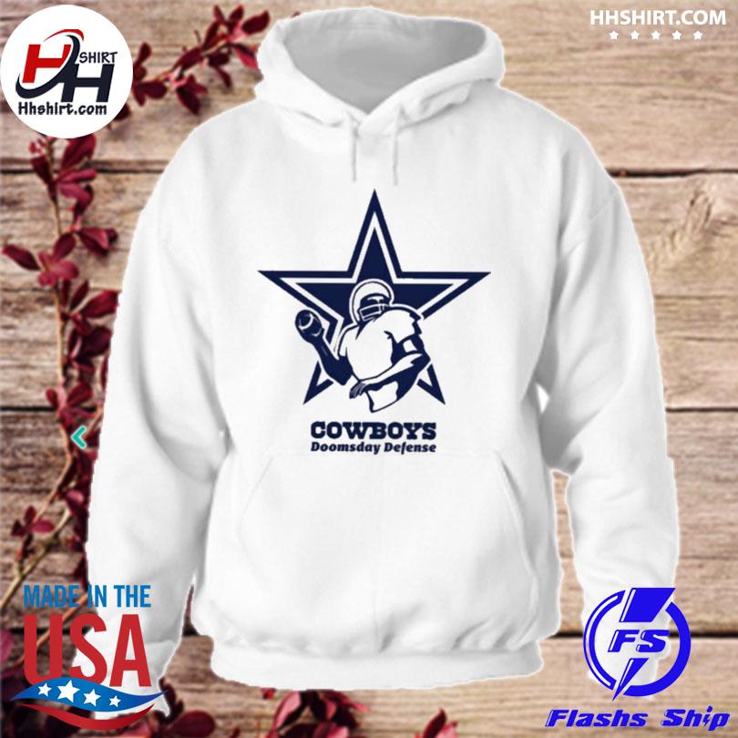 New Era Navy Dallas Cowboys Throwback Pullover Hoodie