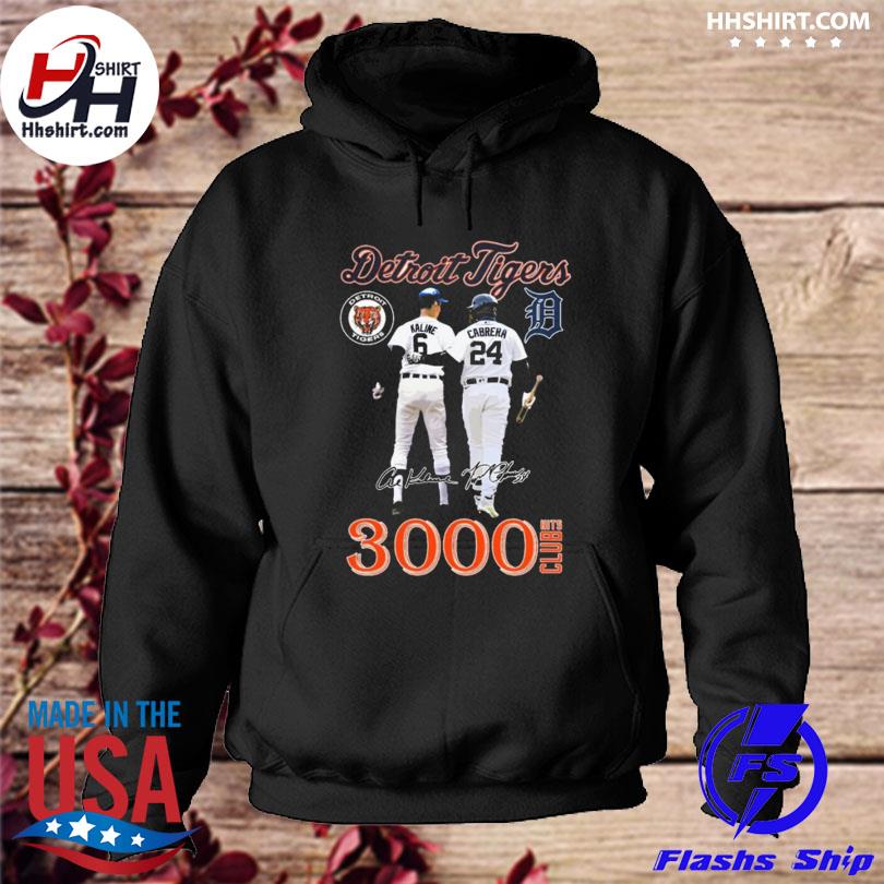 Detroit Tigers 3000 Hits Club Kaline And Cabrera T Shirt - Growkoc