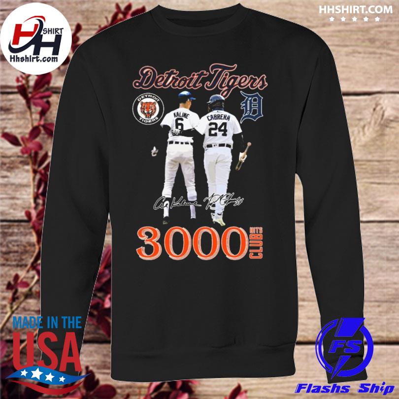 Detroit Tigers 3000 Hits Club Kaline And Cabrera Shirt, hoodie, longsleeve  tee, sweater